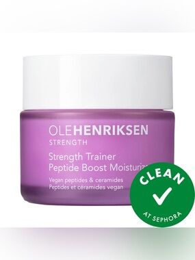 Ole Henriksen Strength Trainer Peptide Boost Moisturizer - Purple & White